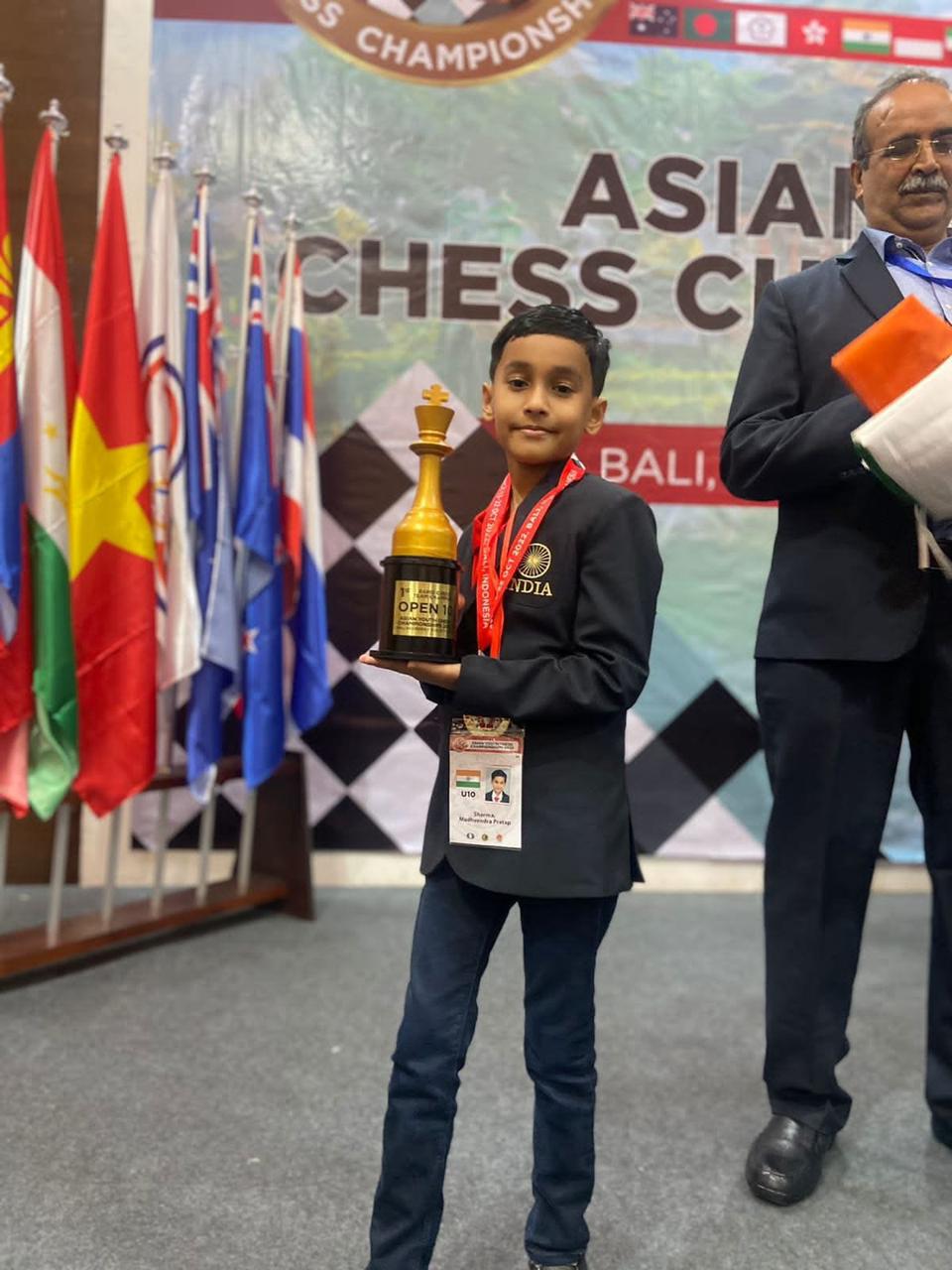 Photo of Candidate Master Madvendra Pratap Sharma, chess student